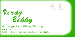 virag bikky business card